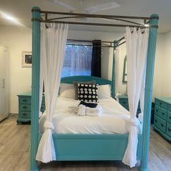 Teal, Southwest Theme Bedroom Furniture