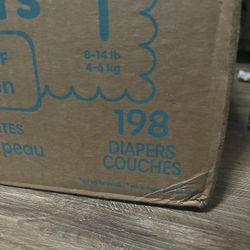 Baby Diapers Size 1 , 198 