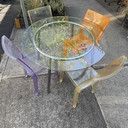 Vintage Kartell La Marie Italian Dining Chairs for Sale in Portland