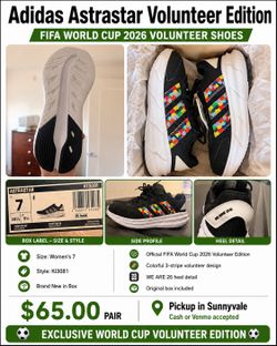 Adidas Astrastar FIFA World Cup 2026 Volunteer Edition