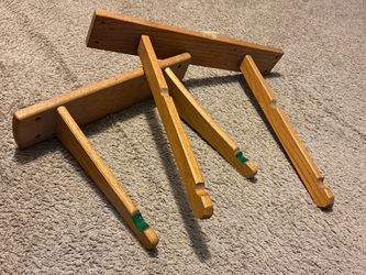 Red Oak Bicycle Racks (wall mounts)