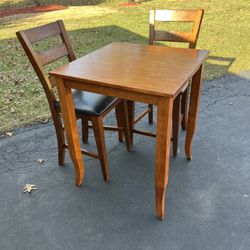 Square High Table With Chairs