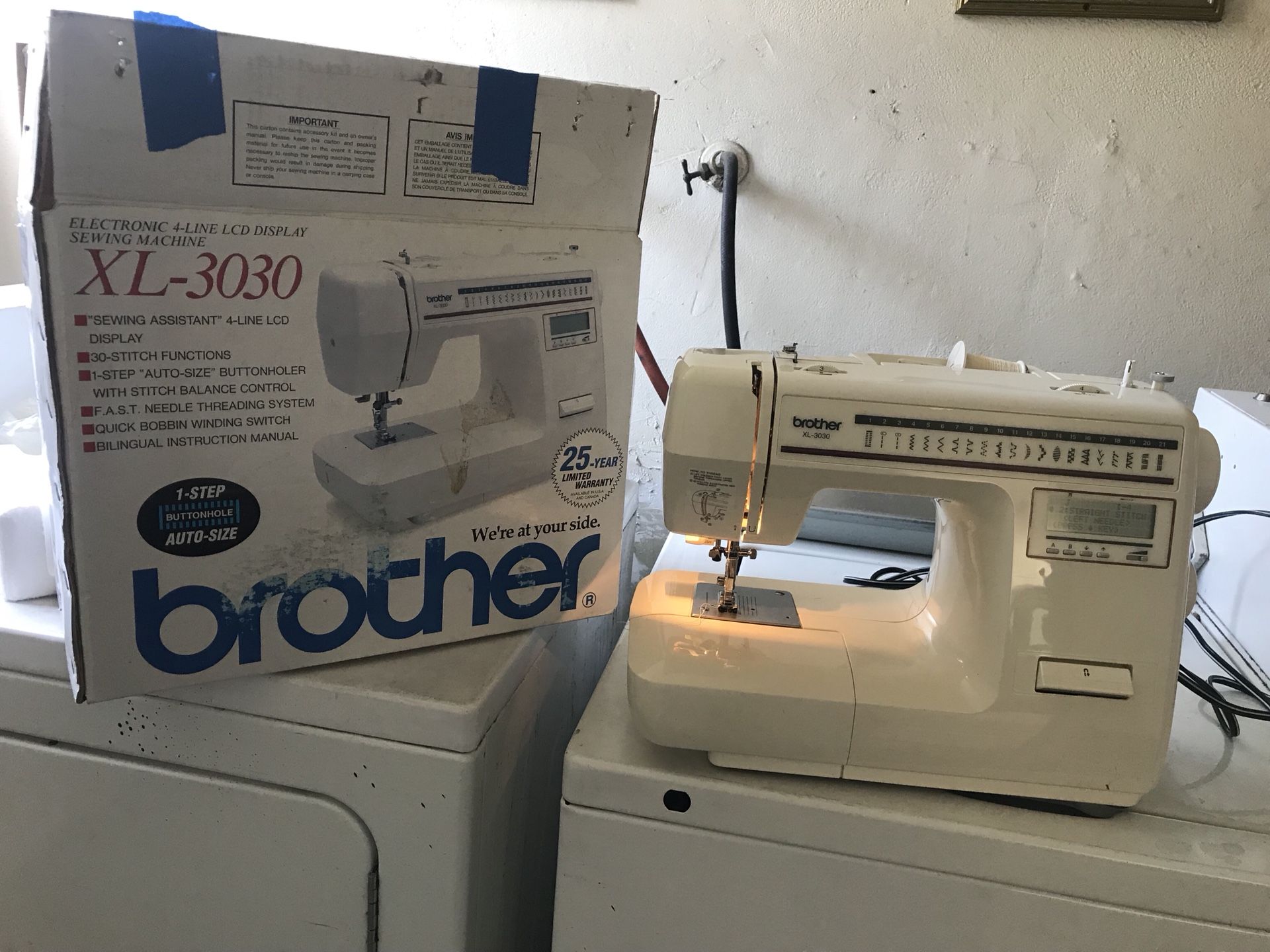 Brother xl 3030 sewing machine