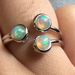 Natural Opal 925 Sterling Silver 