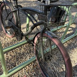 Red And black Bike