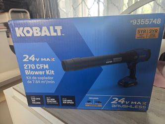 Kobalt 24v max blower kit
