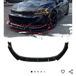 Front Bumper Lip Fit for Kia K5 GT-Line 2020-2025,3 PCS Front Bumper Lip Body Kit Spoiler Compatible