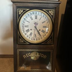 Heyden Trapani Regulator Calendar Clock 