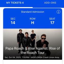 Papa Roach Tampa 