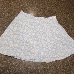 Girls XL 14/16 Art Class blue floral skirt Lot 24