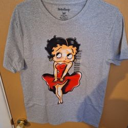 Betty Boop Women's T-shirt Size Medium (Beand New)
