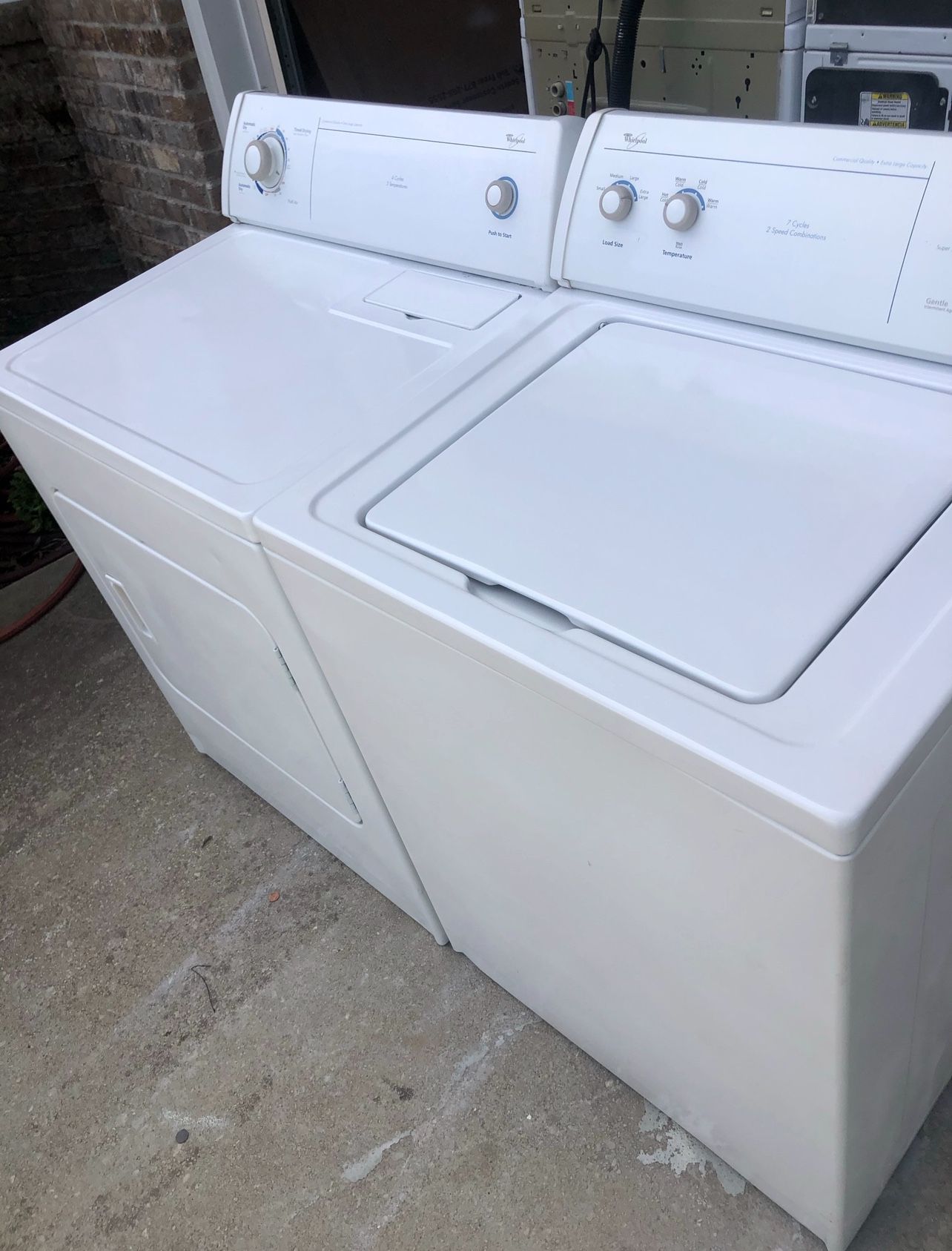 Full-size Washer And Dryer