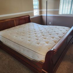 FREE Cal King Sleigh Bed, Dresser, Armoire 