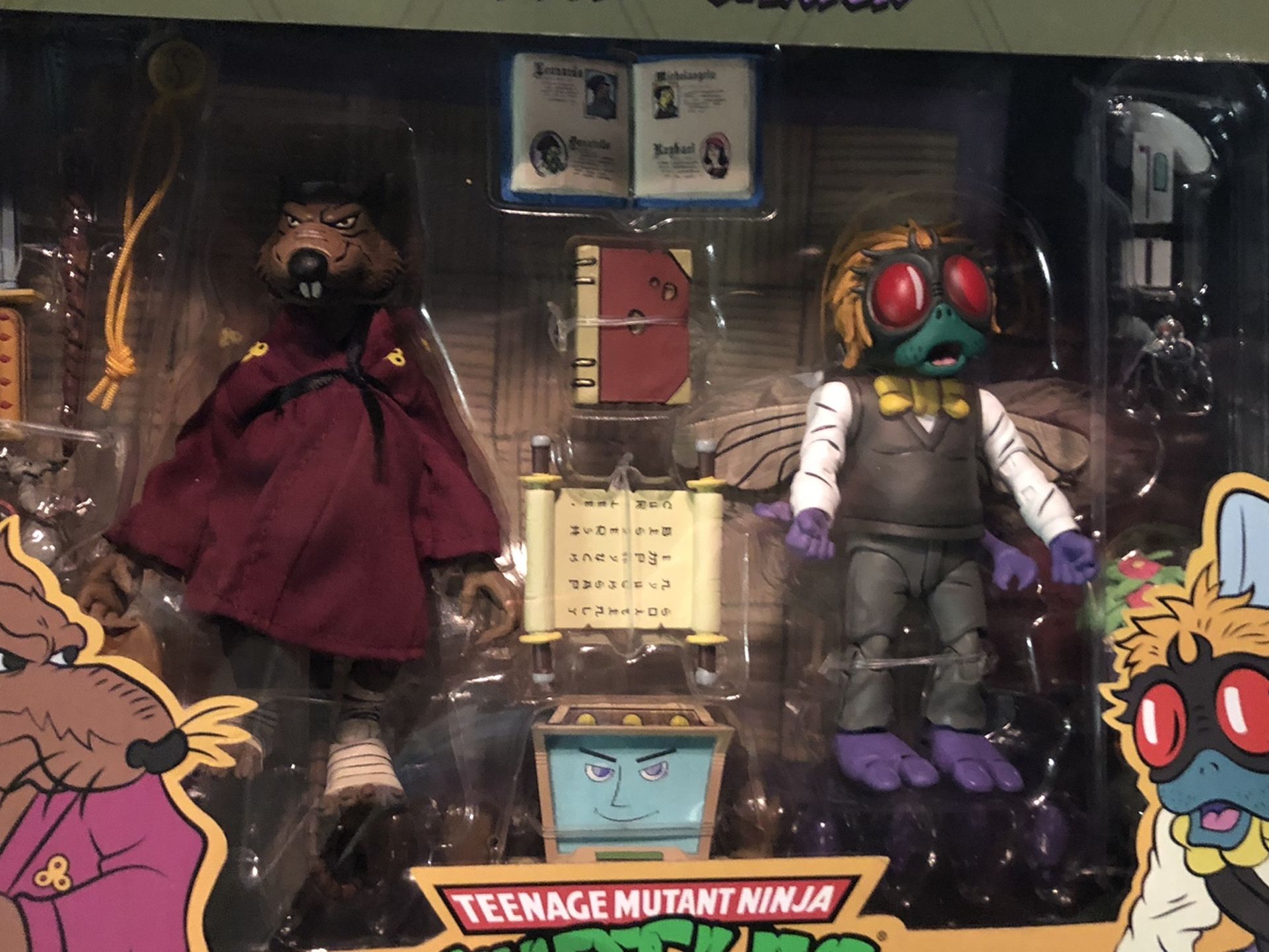 Neca Target TMNT Splinter And Baxter Stockman