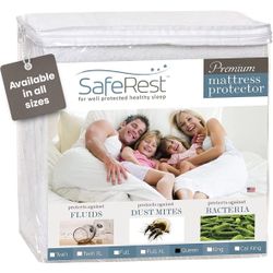 Waterproof Queen Size Mattress Protector/ New 