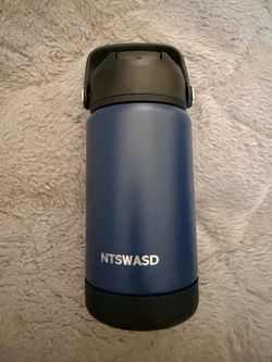 NTSWASD Kids Insulated Water Bottle 12oz Blue
