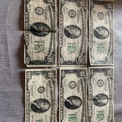 1934 Reserve Notes And 1 -1950 Reserve Note $40 Each