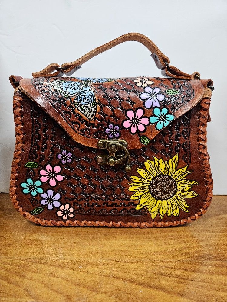 💥 Leather 🌻🌸 Purse Handmade 💥