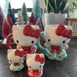 HELLO KITTY CHRISTMAS MUGS & SHAKERS
