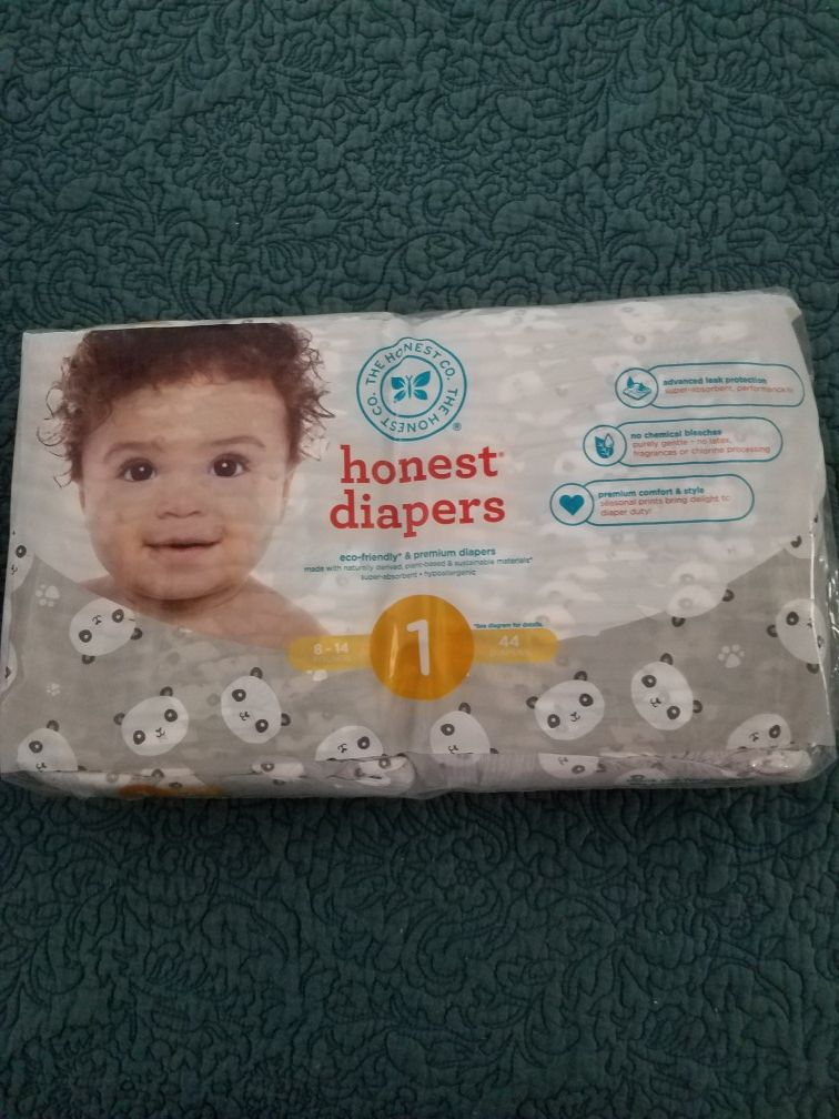 Honest diapers size 1