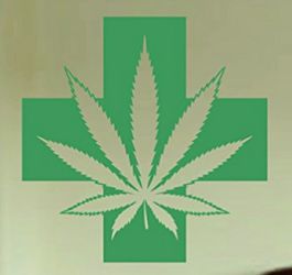 Medical Mary Jane Sticker Decal