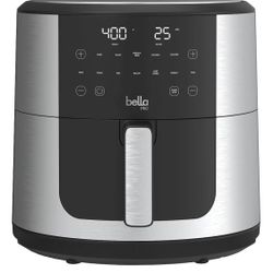Bella Pro Touchscreen Air fryer-stainless Steel 