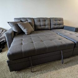 New  Pull Out  Sleeper Sectional Couch! Free Delivery 🚚! Financing Available! 