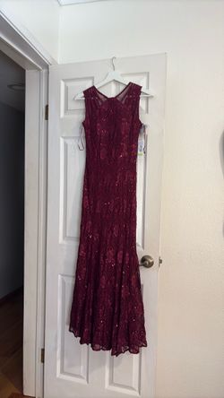 Burgundy formal dress
