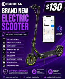 New electric scooter