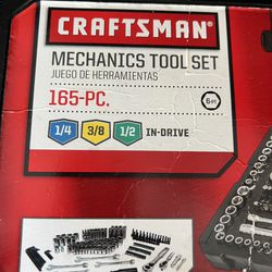 Craftsman Mechanics Tool Set, 165 Piece Like new