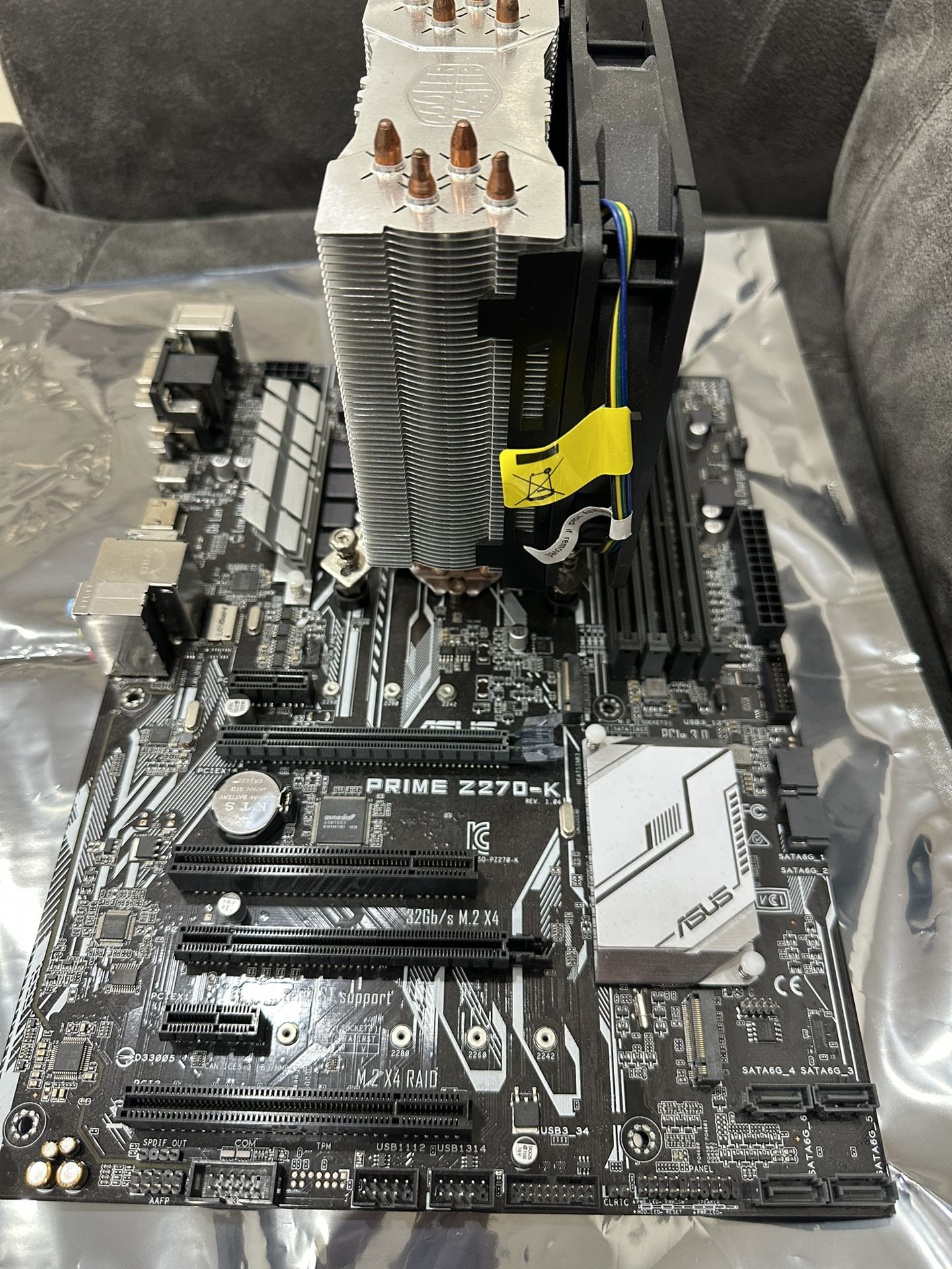 ASUS PRIME Z270-K LGA 1151 DDR4*4 64GB HDMI VGA DVI ATX Mobo with CPU i7-7700K