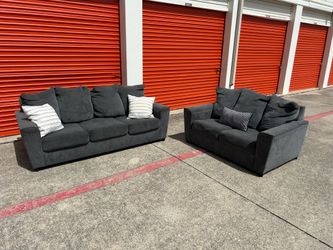 *FREE DELIVERY* Gray L Shaped Sectional Sofa