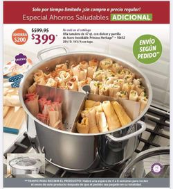 Princess House Vaporera Tamalera 