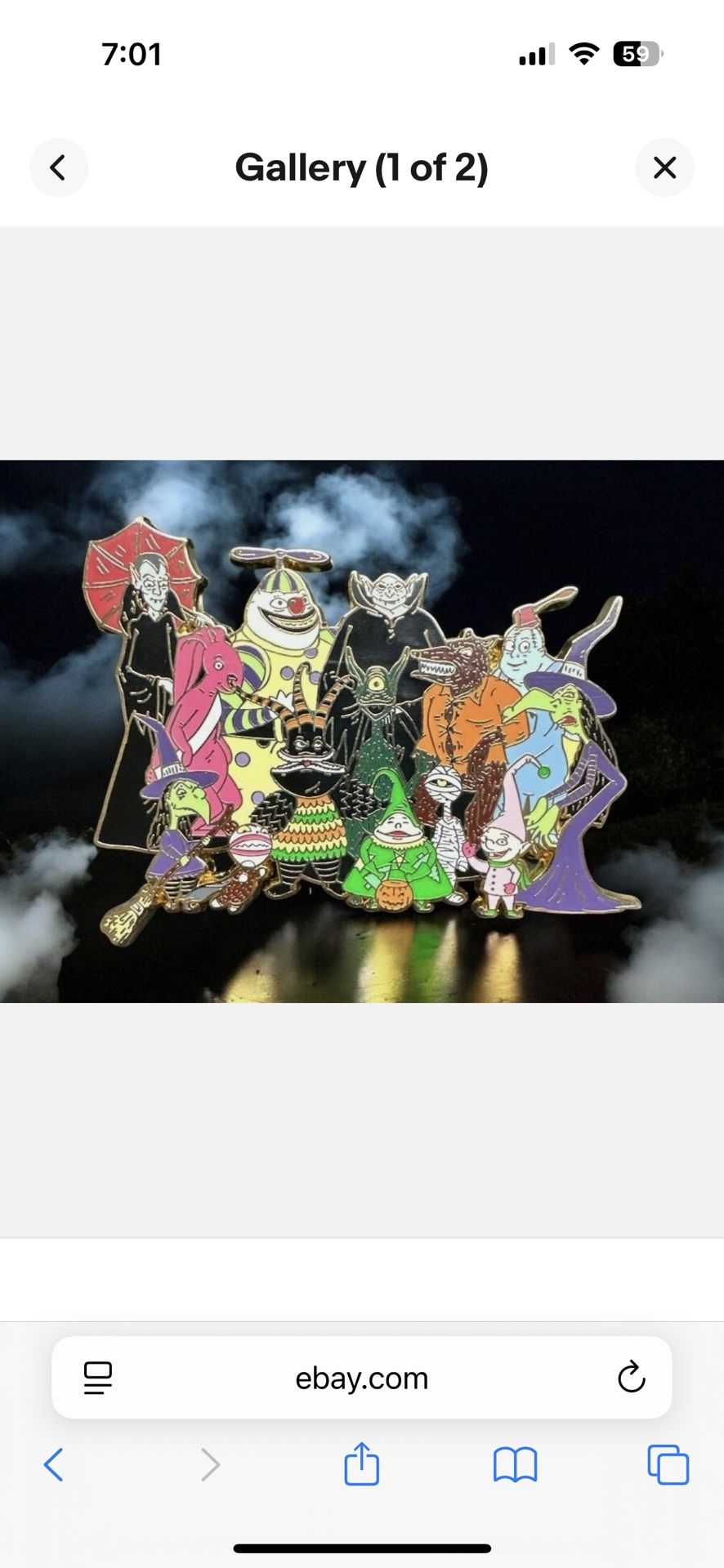Nightmare B4 Christmas Jumbo Pin