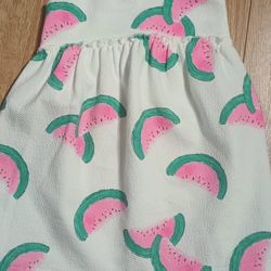 ZARA baby Dress 2-3 New /Vestido De Niña De Sandia ZARA  2-3 
