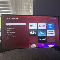Tcl 40” Tv With Remote 