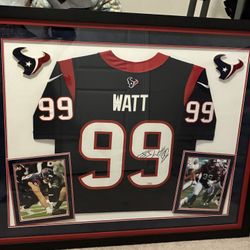 J.J. WATT SIGNED MEMORABILIA 