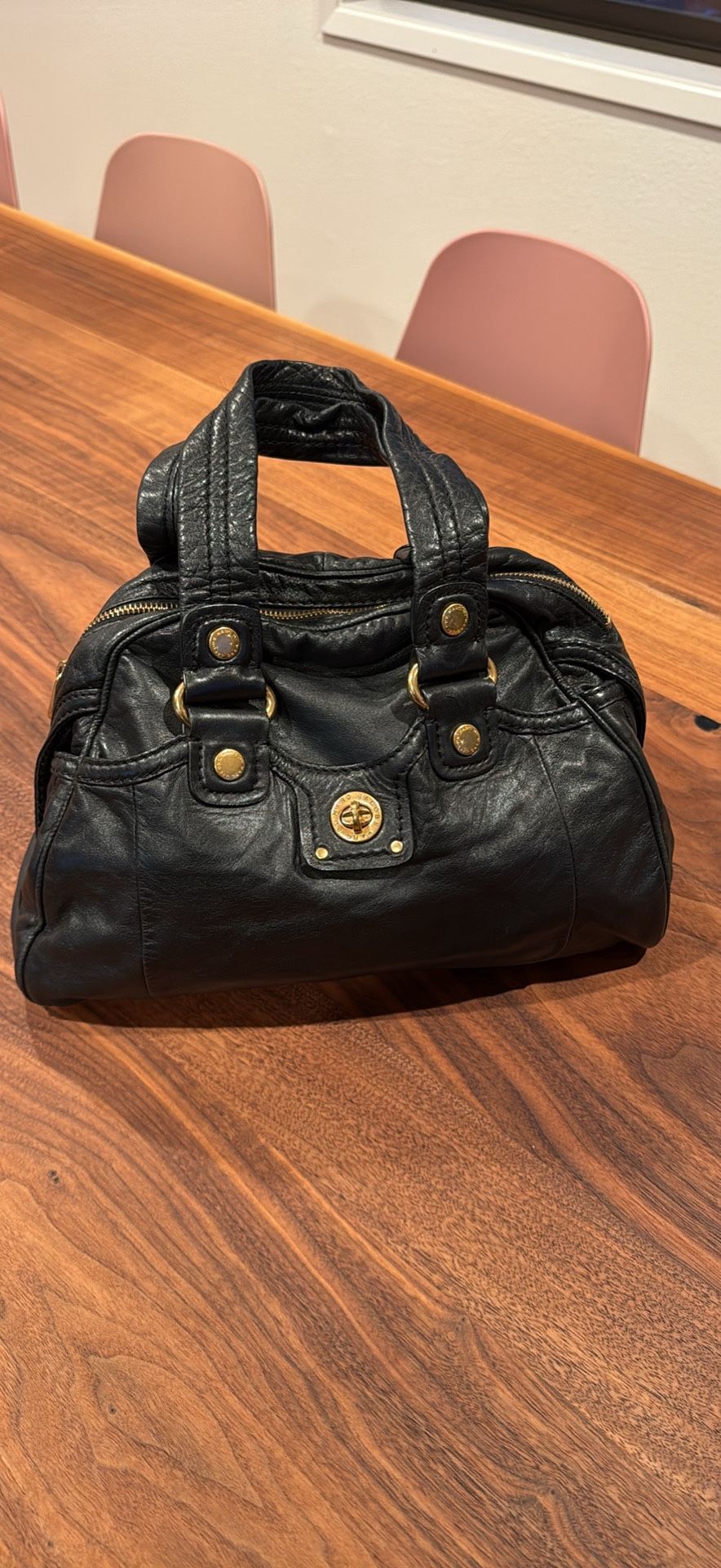 Marc Jacobs Black Leather Bag