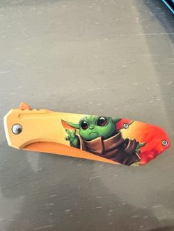 Baby Yoda Folding Pocket Knife