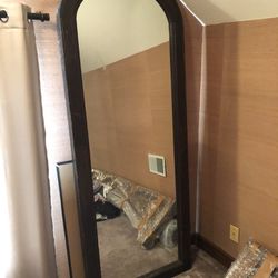 Antique Full Length Floor Mirror