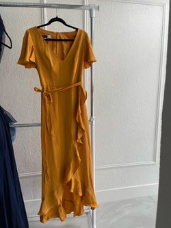 Yellow formal dress
