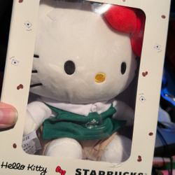 Hello Kitty x Starbucks Plushie 