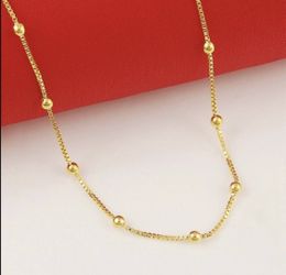 New 18 k yellow gold necklace