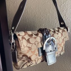 Vintage Coach Braided Soho Baguette 