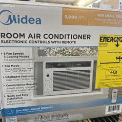 Midea 5,000 BTU Air Conditioner Unit For Window, Ac Unit 