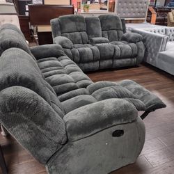 New Recliner Sofa And Loveseat