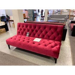 Pink Futon Couch Perfect Condition 