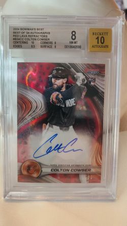 BGS 8 Colton Cowser Rookie Auto /5 Bowman's Best