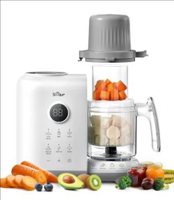 Bear Baby Food Maker with 18.5oz Dual-Layer Steam BasketsBear Baby Food Maker with 18.5oz Dual-Layer Steam Baskets, OneStep Baby Food Processor Steame