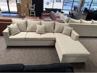 Light beige sectional